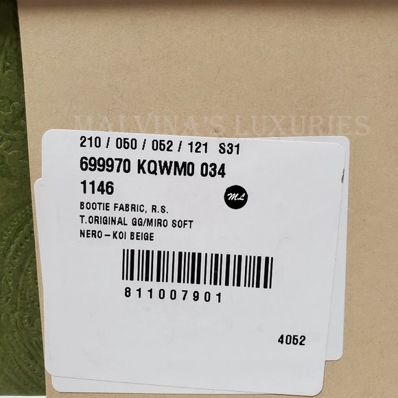 GUCCI MENS BOOTS GG SUPREME LOGO PRINT CANVAS LACE UP sz 8.5 9 - Picture 15 of 15